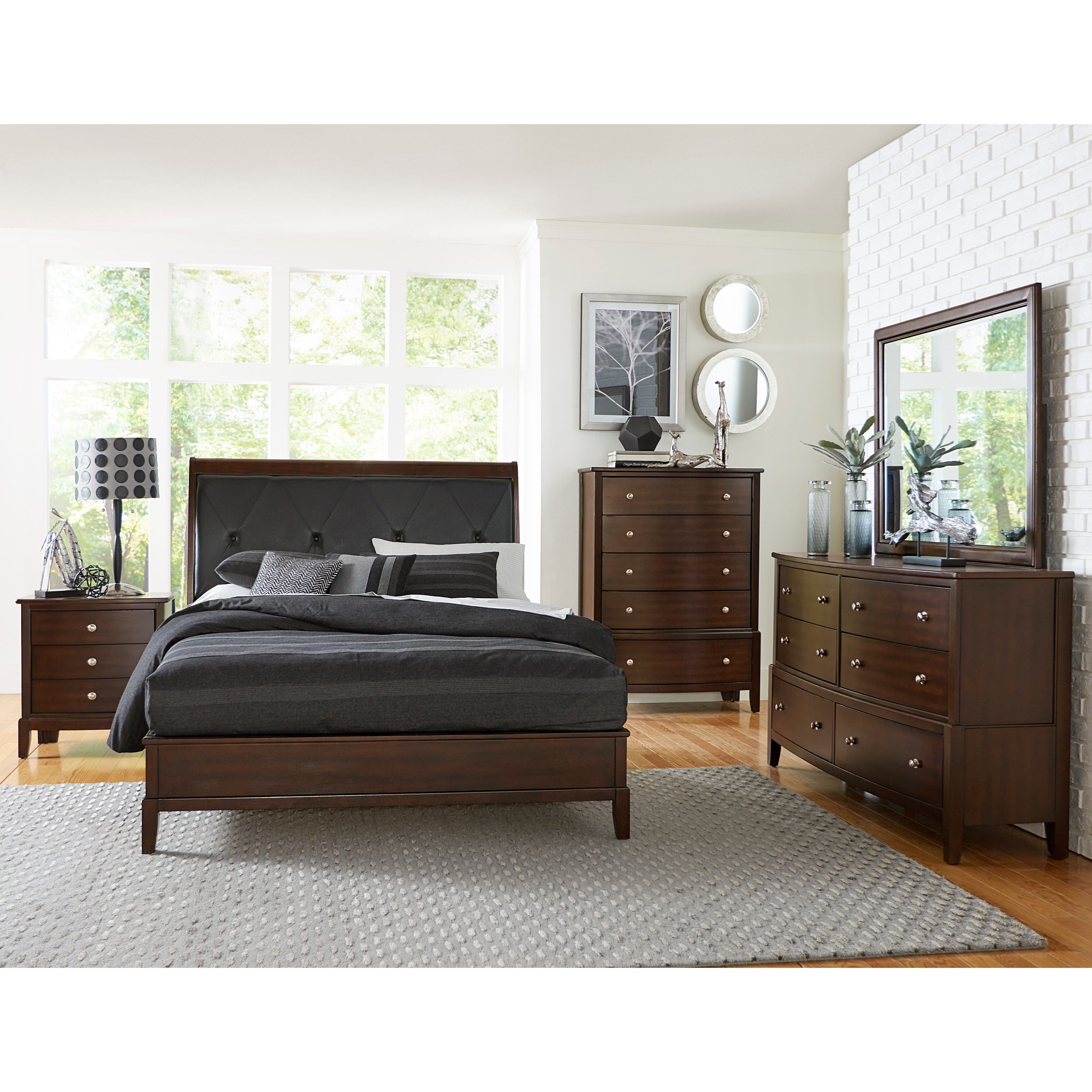 Home Style Wickham 5 Piece King Bedroom Group Walker's Furniture